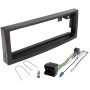 Sound-way - Kit Montage autoradio façade pour Citroen C5 / Peugeot 407 Noir - 1D-C5N