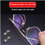 Plaquettes de nez de lunettes à noyau de cuivre amélioré, 4 paires de plaquettes de nez de lunettes en silicone souple à visser 