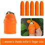 Finger Picker, ensemble de 2 protecteurs de pouce portables pour le jardinage, la cueillette de poivre de plantes de fruits de j