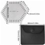 25-3000um Peigne à Film Humide Hexagonal Jauge D'épaisseur de Film Humide Jauge D'paisseur de Film Humide en Acier Inoxydable av