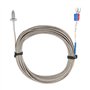 M6 Thermocouple de type K Câble BSW Sonde de Mesure de Température de Filetage de Vis Type K Câble de Thermocouple 1-5M (5M)