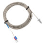 M6 Thermocouple de type K Câble BSW Sonde de Mesure de Température de Filetage de Vis Type K Câble de Thermocouple 1-5M (5M)