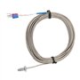 M6 Thermocouple de type K Câble BSW Sonde de Mesure de Température de Filetage de Vis Type K Câble de Thermocouple 1-5M (5M)