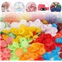 Lot de 360 boutons pression T5 en résine avec pinces à pression en résine DIY 24 couleurs 12 mm