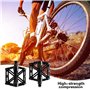 PIQIUQIU Pédale de vélo Pédales de vélo en Aluminium Cyclisme/Montagne de Route VTT/BMX Pédale de vélo avec pédales à Super roul