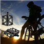 PIQIUQIU Pédale de vélo Pédales de vélo en Aluminium Cyclisme/Montagne de Route VTT/BMX Pédale de vélo avec pédales à Super roul