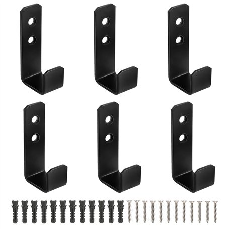 Lot de 6 Crochets Muraux Robustes