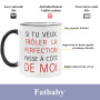Fatbaby Drôle tasse de café cadeau pour collègue de bureau femme homme, cadeau de Noël d'anniversaire pour un ami