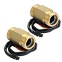Kyrio 2PCS G3 / 4 "Commutateur de capteur à Effet Hall de débit d'eau Débitmètre Capteur de capteur de Compteur de Liquide 1-30L
