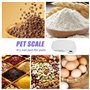 WIYETY Balance numérique pour petits animaux de compagnie : 15 kg (± 1 g) - Balance numérique LCD avec 4 modes de pesée (kg/oz/l