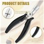 WANDGU Pince à Sceller pour Micro Anneaux: Pince Extension Cheveux pour Enlever les Extensions à la Kératine, Perles Hair Extens