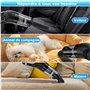 Czemo Aspirateur Voiture Puissant 9000Pa 120W Mini Aspirateur à Main sans Fil Rechargeable avec Filtre HEPA USB Aspirateur de Ta