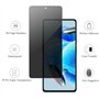 Vuciya Lot de 3 Verre Trempé Compatible avec Xiaomi Redmi Note 12 Pro 5G Anti-Espion Protection Écran 9H Dureté Vitre Film Résis