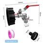 Vanne Cuve avec Adaptateur en Plastique 3/4"