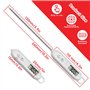 Gentpovth Thermomètre Cuisine, Thermomètre À Viande, Thermomètre Numérique Digital avec Sonde Longue, Thermomètre Alimentaire, T