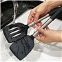 Diompirux Lot de 2 Sans BPA Spatules Silicone de cuisine, 220℃ Résistant à la Chaleur Grattoir Flexible et Antiadhésif, Ustensil