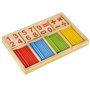 OFKPO Bâton en Bois de Mathématique Matériel Educatif pour Enfants, Bâtons Bois Mathématiques Intelligence Préscolaire Jouet Edu