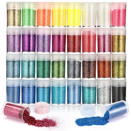 Royouzi 32 Pcs Paillettes Loisirs Creatifs