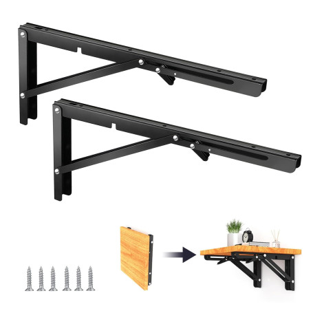 2 Pièces Equerre Pliable