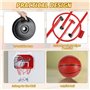 Panier de Basket Enfant,Panier de Basket extérieur,avec 2 Ballons de Basket et Une pompepanier de Basket réglable en Hauteur,pou