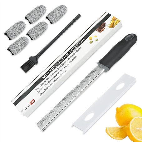 Strehknewen Râpe à fromage multifonction – Acier inoxydable ultra tranchant
