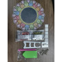 Strehknewen Miroir Diamond Painting 5D Fille – Kit Bricolage Mandala Créatif avec Strass – Activité DIY dès 6 Ans – Jeu Artistiq