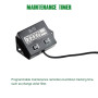 Yooreal Digital Compteur Heure Tachymètre,Batterie Remplaçable RPM Mètre Pour Scooter Pelouse Tracteur Dirt Bike Générateur Tron