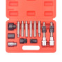 DAYUAN 13 pièces poulie roue libre alternateur voiture garage kit outils Hex Spline Star Bits