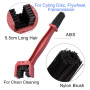 WJMY Bike Chain Cleaner Kit Nettoyage Velo 5 pièces Nettoyeur de Chaîne De Vélo pour Tous Les Types de Vélos pour Chaîne/Pneus/P