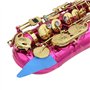 Alnicov Kit d'Entretien 10 en 1 pour Saxophone et Clarinette - Embouchure, Brosse, Repose-pouce, Chiffon de Nettoyage - Bleu