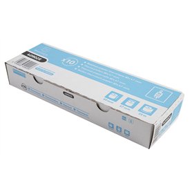 Alnicov Pièces de cordier de mandoline en métal festonné K Word pour mandoline à 8 cordes (argent)