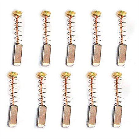 T&F Lot de 10 balais de charbon pour perceuse 3 x 4 x 11 mm