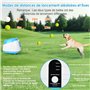 Rawhui Lanceur de Balle pour Chien Automatique Jeu Intelligence Chien Balles de Tennis pour Chiens de Grand et Moyenne Taille