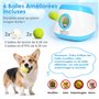 Rawhui Lanceur de Balle pour Chien Automatique Jeu Intelligence Chien Balles de Tennis pour Chiens de Grand et Moyenne Taille