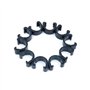 ANCLLO 10 PCs Black Metal C-Clips Pinces U-Clips Boucle VTT BMX VTT Vélos de frein Câble de dérailleur Shifter Guides de câble B