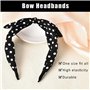 FIBOUND 2 Lot Bandeau À Pois Avec Nœud, Bandeau Rétro À Nœud À Pois, Convient Aux Filles et Aux Femmes de Toutes Occasions - Noi