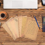 56 Feuilles Papeterie Vintage, Enveloppe Vintage Papier, Papier à Lettres Vintage, Papier Kraft Papier à Lettres Retro, Papier à