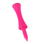 zosenda Castle Golf Lot de 100 tees de golf en plastique dégradés de couleurs mélangées durables en 5 tailles assorties (32 mm,