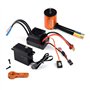 GoolRC Combo Set 3650 4300KV Motor 60 Brushless ESC 20kg Servo w/ 25T Servo Arm for 1/10 RC Car Truck Off-Road