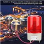 220V LED Avertissement Feux Acousto-Optic Alarme Rotatif Lumière LED Strobe Rouge
