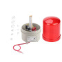 220V LED Avertissement Feux Acousto-Optic Alarme Rotatif Lumière LED Strobe Rouge