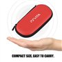 Sacoche de Protection pour Sac de Transport Rigide pour PS Vita, Pochette Antichoc Vita(Rouge)