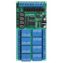 Hilitand DC 12V Module Relais 8 Canaux Temporisé Multifonction Module Synchronisation Relais LED 8CH