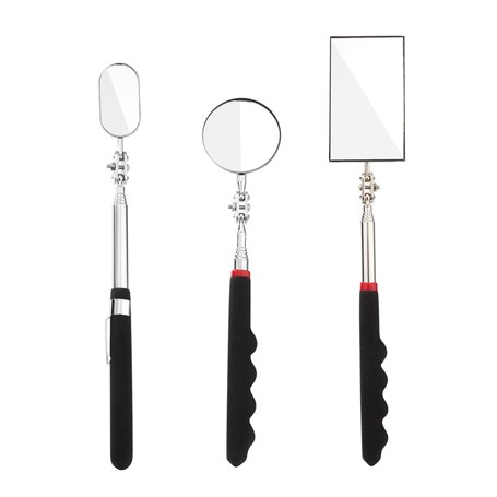 Twilight Garage Lot de 3 miroirs d'inspection télescopiques