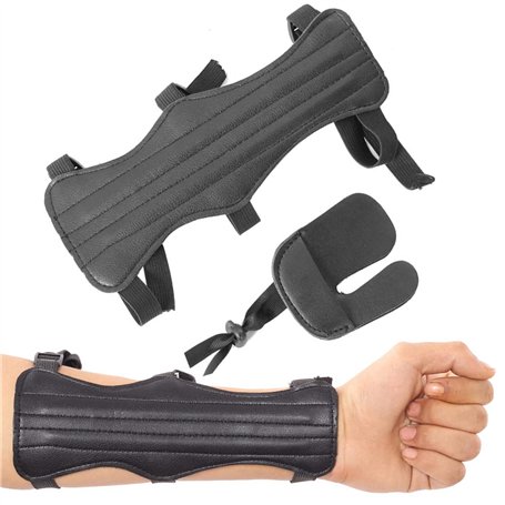 Set Protège Bras de ​Tir à l'arc pour Adulte et Enfant