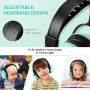 Iwinna Casque Anti Bruit Bebe, Protection Auditive pour Enfants Jusqu'à 16 Ans, Casque Réglable Confortable Prévient les Trouble