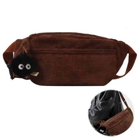 Sac Banane en Velours Côtelé