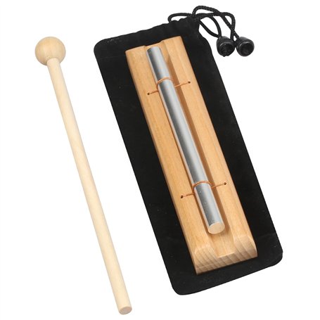 ROSEMO Xylophone Carillon Solo de Méditation avec Maillet en Bois Instrument Carillon de Percussion avec Sac Stockage pour Prièr