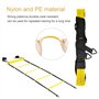 VIKILON 21 pièces Foot Accessoires Kit d'entraînement de Football pour Enfants, Agility Speed Échelle Equipment Football Kick En