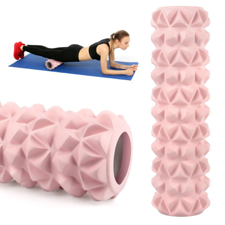 Rouleau de Massage，Foam Roller，Rouleau en Mousse，rouleau massage sport，pour Massage Profond des Muscles